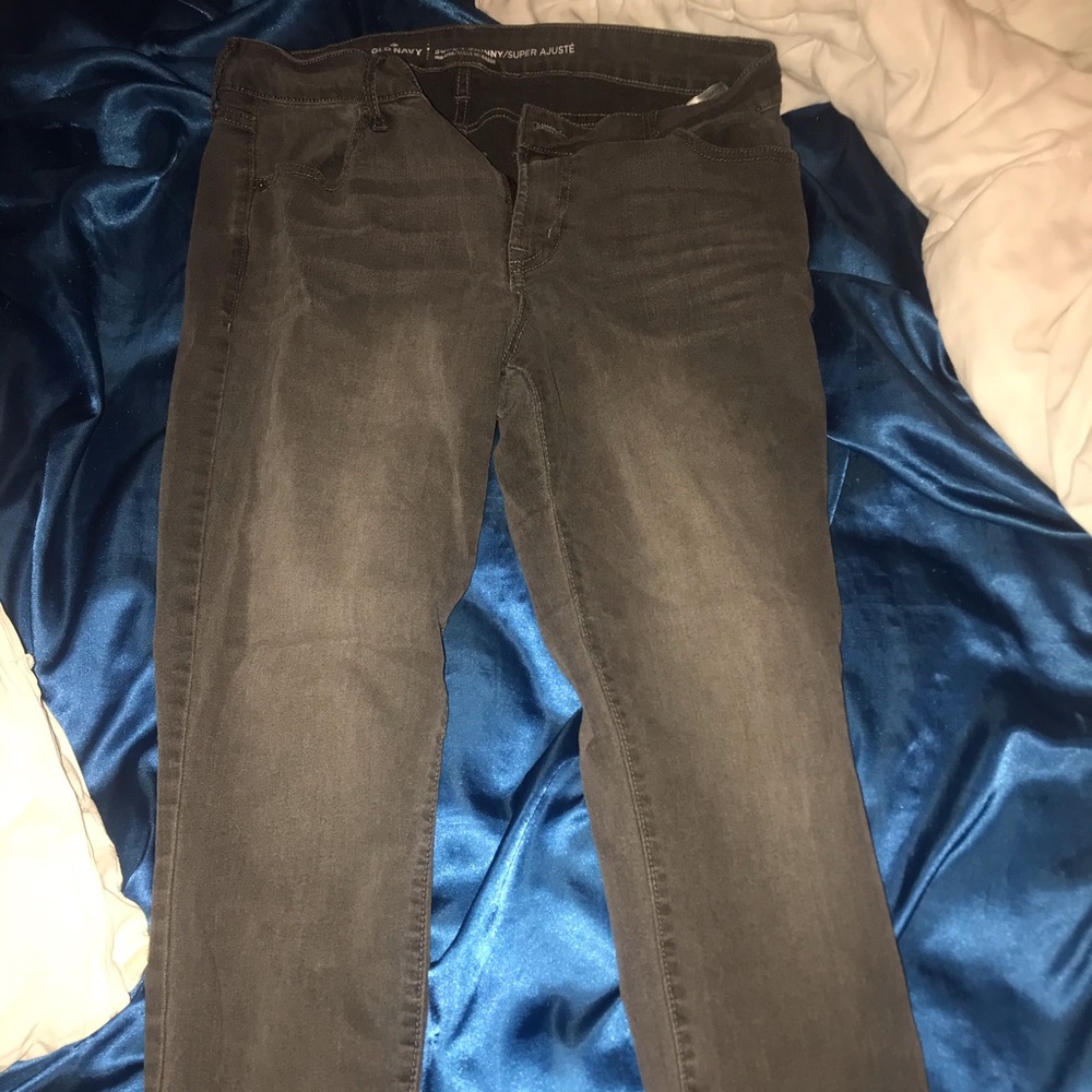 Gray jeans